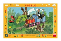 Dino Deskové puzzle Krtek a lokomotiva 15 dílků