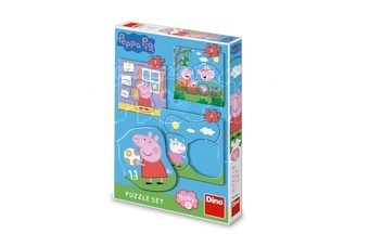 Dino Baby Puzzle Peppa Pig Rodina 3-5 dílků