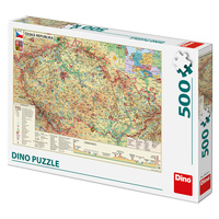 Dino Puzzle Mapa České republiky 500 dílků