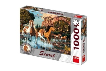 Puzzle Dino Secret Collection Koně 1000 dílků