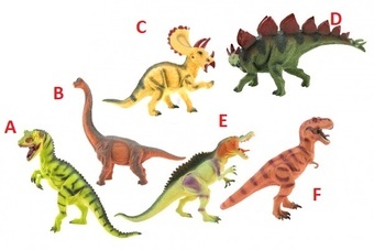 Dinosaurus plastový různé druhy 25-32cm