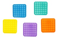 Bubble pops Praskající bubliny silikonová antistresová hra různé barvy