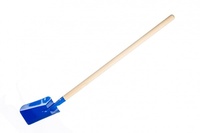 Lopata modrá s násadou dřevo/kov 80cm