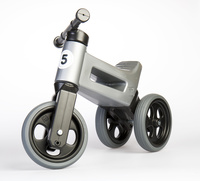 Odrážedlo FUNNY WHEELS Rider Sport šedé 2v1