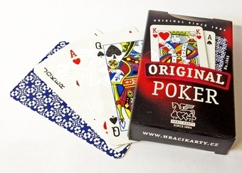 Poker karetní hra  v papírové krabičce