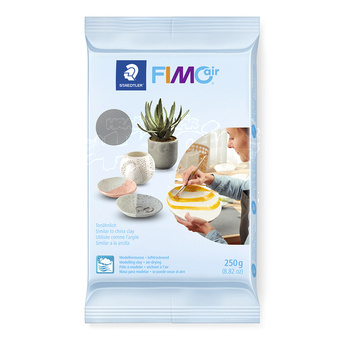 Samotvrdnoucí FIMO Air hmota Šedá 250g.