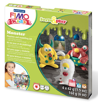 Sada Fimo kids Form & Play Příšerky