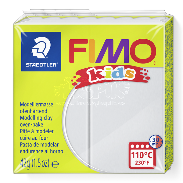 Modelovací hmota Fimo kids 42g světle šedá