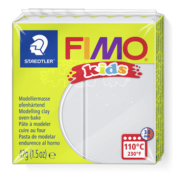 Modelovací hmota Fimo kids 42g světle šedá