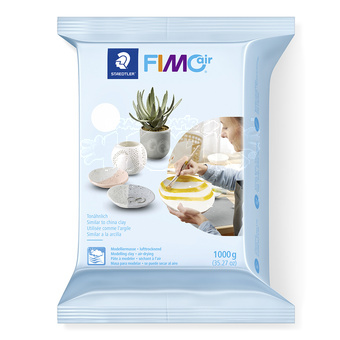 Samotvrdnoucí FIMO Air hmota Bílá 1000g.