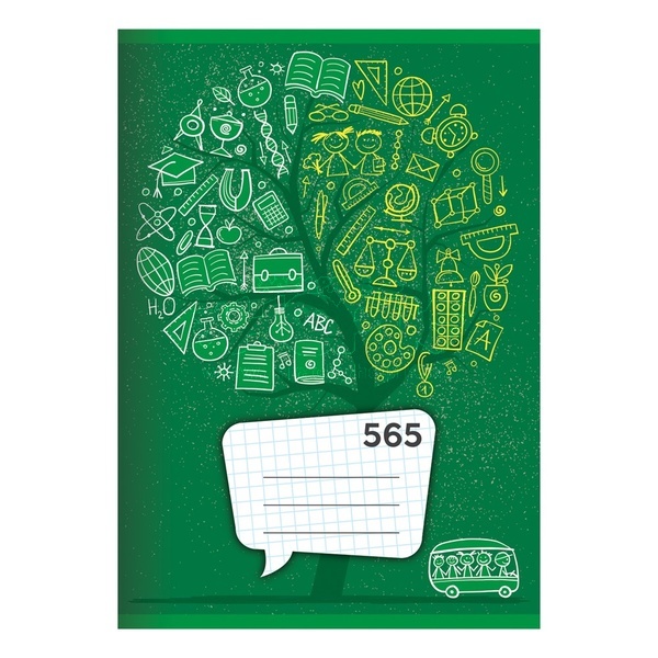 Školní Sešit 565 čtverečkovaný 60 listů A5