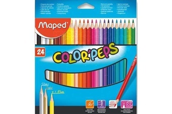 Pastelky Maped trojhranné 24 ks