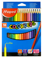 Pastelky Maped trojhranné 18 ks