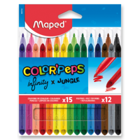 Pastelky Maped Color'Peps Infinity 15ks +12 ks fixů Color'Peps Jungle