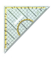 Kooh-I-Noor Pravítko trojúhelník geometrický s úchopem transparentní