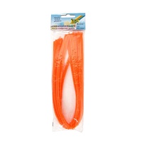 Chlupaté modelovací drátky oranžové 8mm 10ks