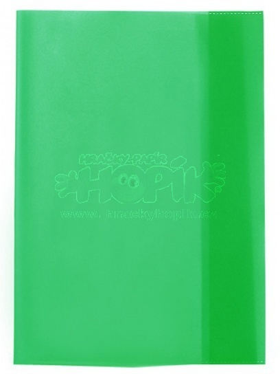 Karton P+P Obal na sešit PVC zelený A4