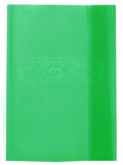 Karton P+P Obal na sešit PVC zelený A4