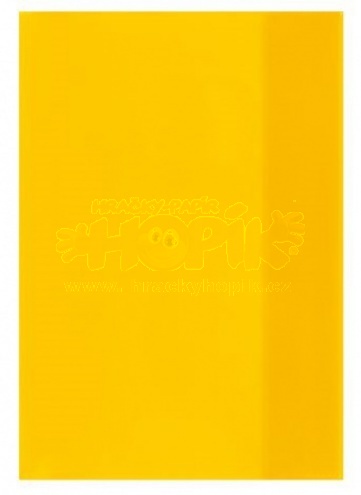 Karton P+P Obal na sešit PVC žlutý A4