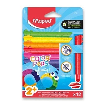 Pastelky Maped Infinity Kidy Jumbo - 12 ks