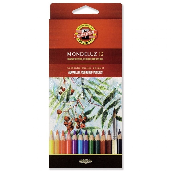 Pastelky Akvarel 3716 12ks Mondeluz Koh-I-Noor Aquarell