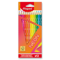 Pastelky MAPED Neon 12 ks, FSC