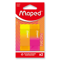 Pryž MAPED Neon 2 ks, mix barev, BL