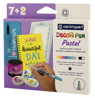 Centropen Fixy 2738 Popisovače Decor Pen 7+2