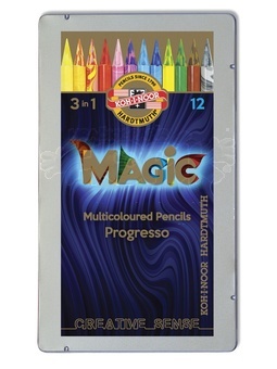 Koh-I-Noor Progresso Magic 12ks v plechu 8772