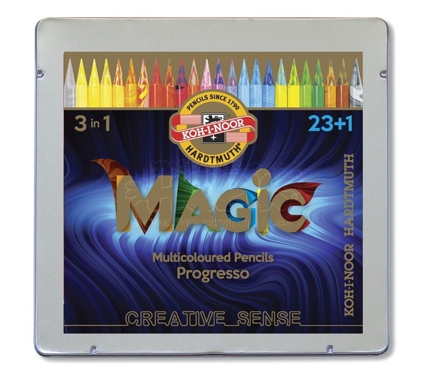 Koh-I-Noor Progresso Magic 23+1 ks v plechu 8774