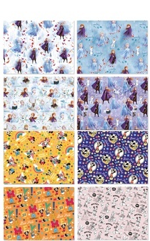 Balící papír Disney 100x70cm 2ks v roličce