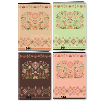 Sešit A5, 40 listů, typ 544 Floral scape