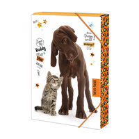 Argus Školní Box na sešity s klopou Mazlíčci Forever Friends A4