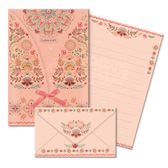 Dopisní souprava Floral Scape