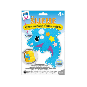 Kreativní sada Delfín šijeme plstěné zvířátko
