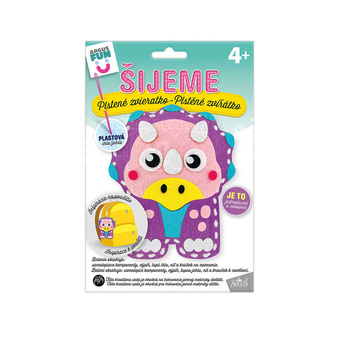 Kreativní sada Nosorožec Unicorn šijeme plstěné zvířátko