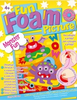 Argus Kreativní sada Fun Foam Picture Příšerky Monster 23,5 x 29 cm