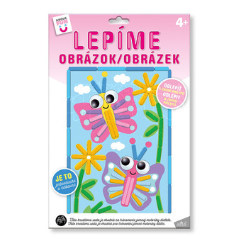 Kreativní sada Motýli lepíme obrázek