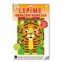 Kreativní sada Tygr lepíme obrázek