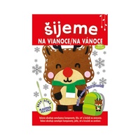 Kreativní sada Šijeme na Vánoce Sob tmavě hnědý