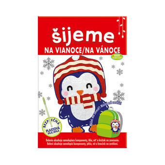 Kreativní sada Šijeme na Vánoce Sob tmavě hnědý