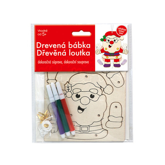 Kreativní sada Dřevěná loutka Mikuláš