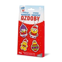 Kreativní sada Vybarvi vánoční ozdoby Perníček