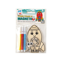 Vybarvi si magnetku Raketa