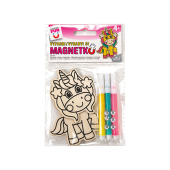 Vybarvi si magnetku Jednorožec