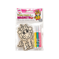 Vybarvi si magnetku Jednorožec