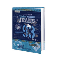 Argus Záznamová kniha linkovaná sešit trvdé desky Blue Jeans A5