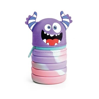 Silikonový školní penál Monster