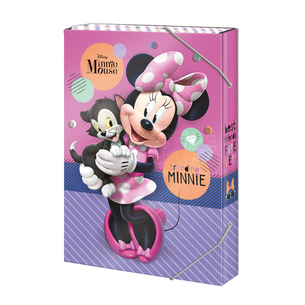 Argus Školní Box na sešity s klopou Minnie 3D A4