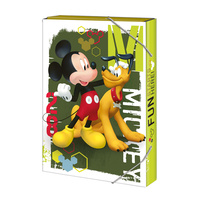 Argus Školní Box na sešity s klopou Mickey Mouse 3D A4
